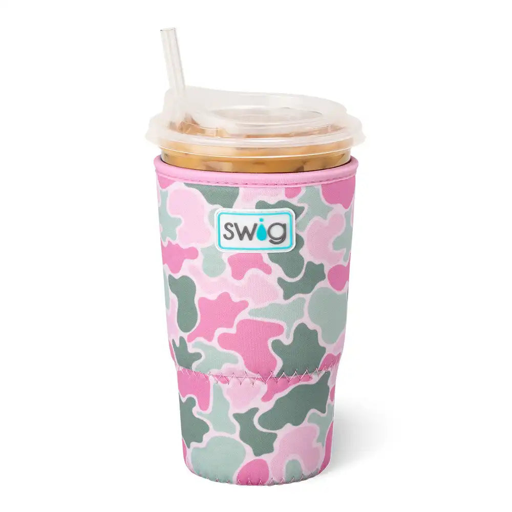 Blushing Camo Large Iced Cup Coolie