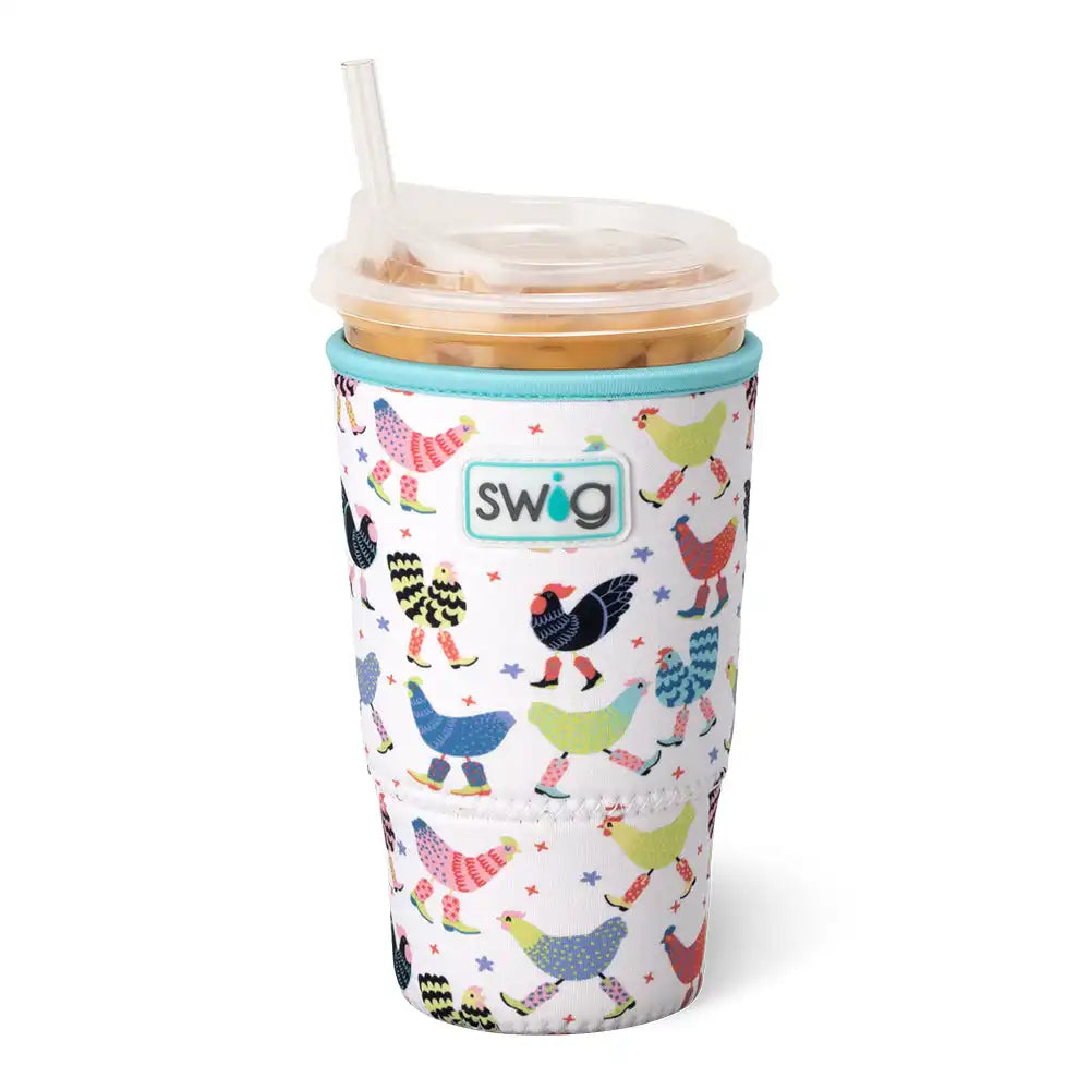 Funky Chicken Large Iced Cup Coolie