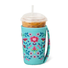 Flora Azul Medium Iced Cup Coolie