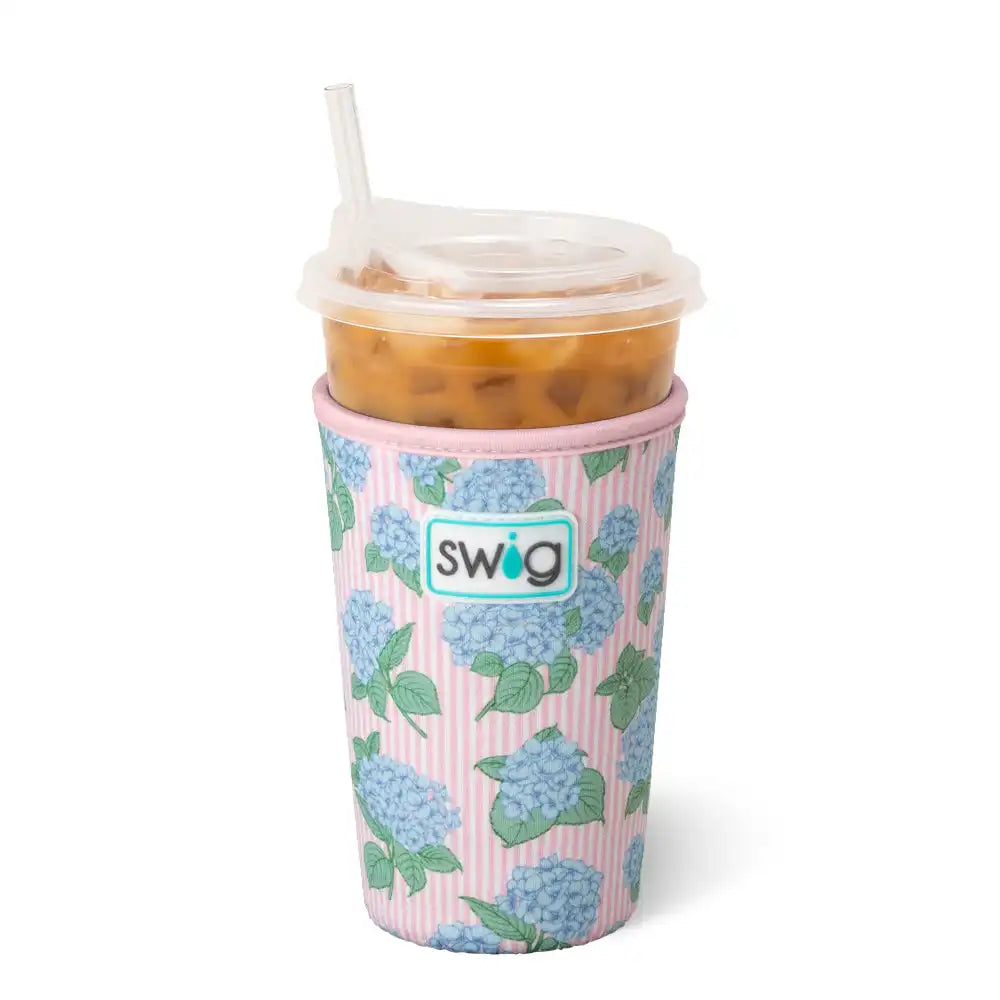 Hydrangeas Medium Iced Cup Coolie
