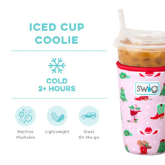 Howdy Holidays Iced Cup Coolie