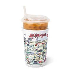 Arkansas Medium Iced Cup Coolie
