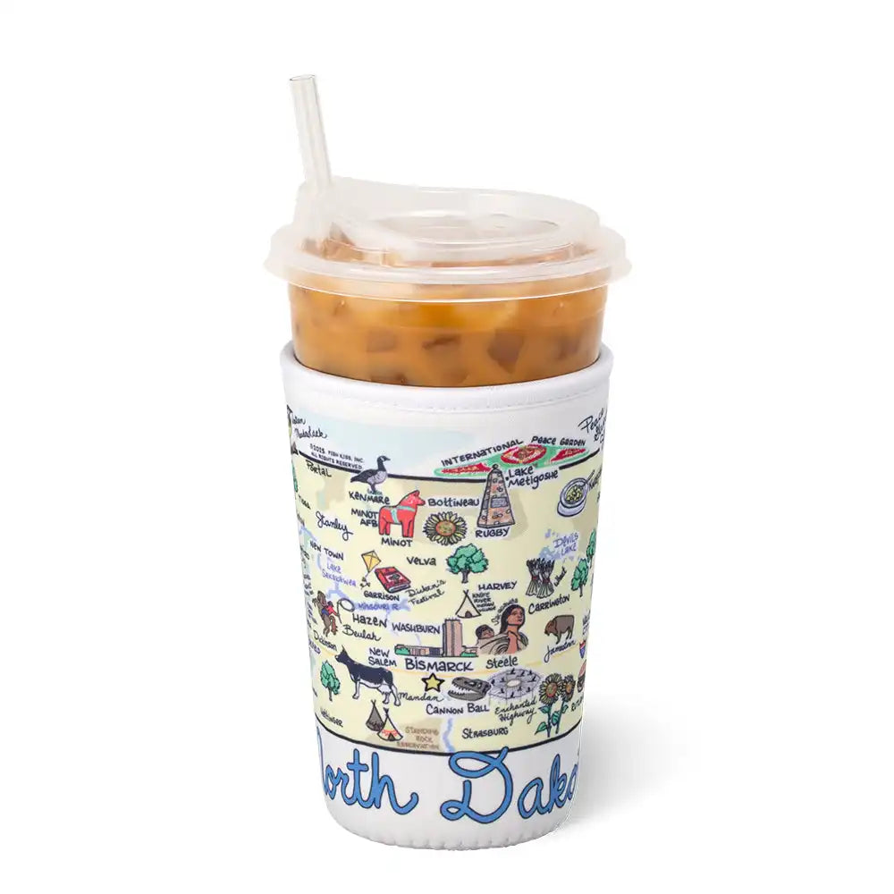 North Dakota Medium Iced Cup Coolie