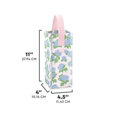 Hydrangeas Wine Reusable Gift Bag