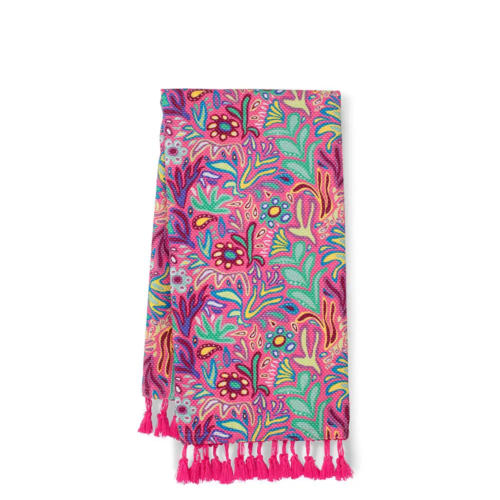 Flora Rosa Tea Towel