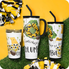 Saturdays in Columbia, MO Straw Tumbler 32oz