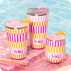 Sherbet Stripe Party Cup 18oz
