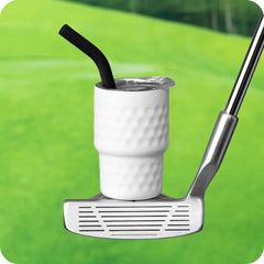 White Golf Ball Swig Shot 2oz