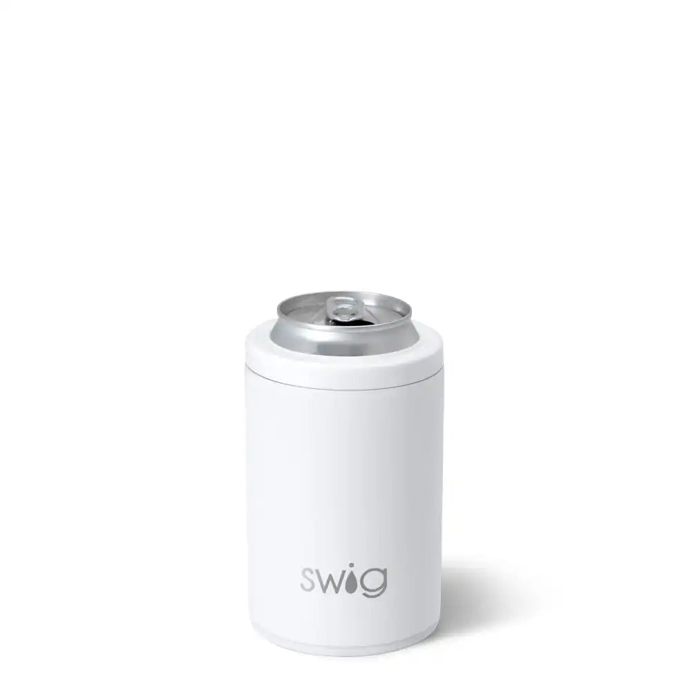White Can + Bottle Cooler 12oz