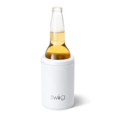 White Can + Bottle Cooler 12oz