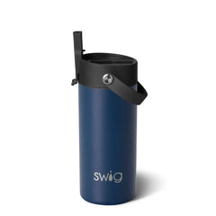 Navy Flip + Sip Slim Tumbler 12oz