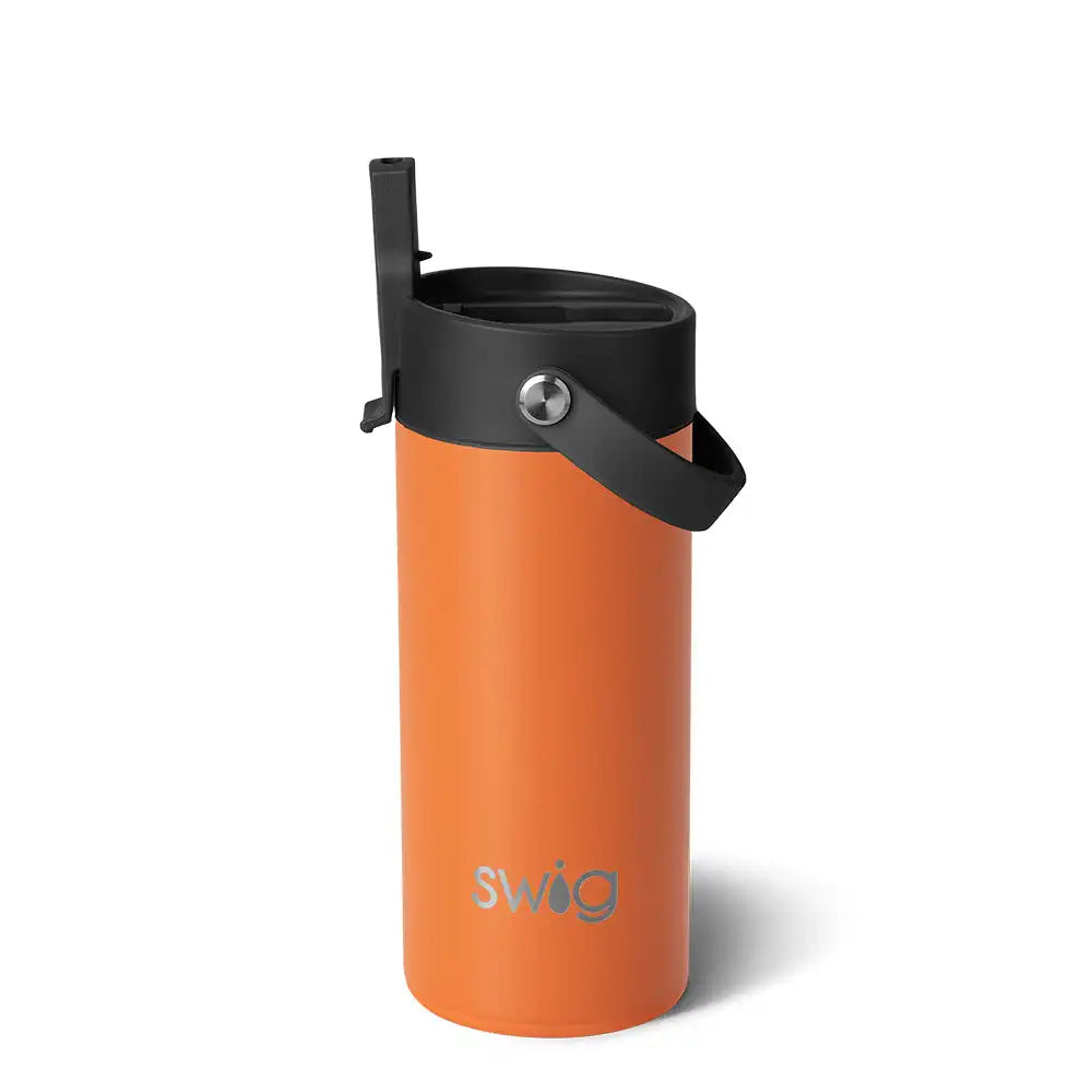 Orange Flip + Sip Slim Tumbler 12oz