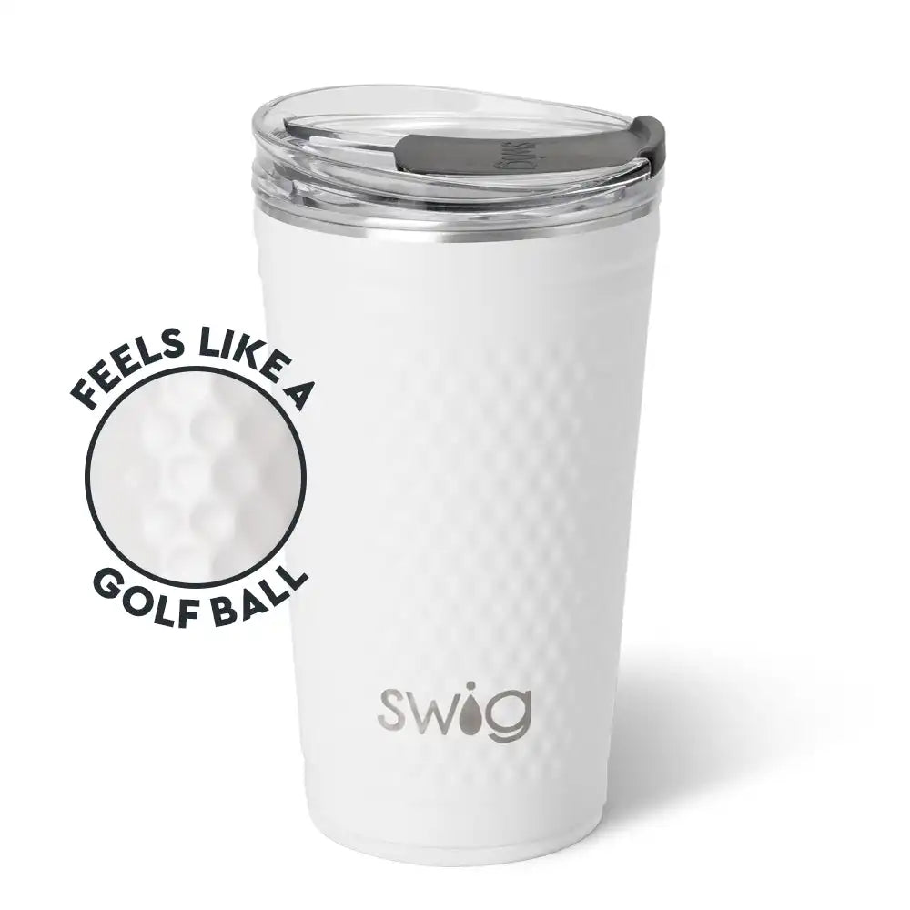 White Golf Ball Party Cup 24oz