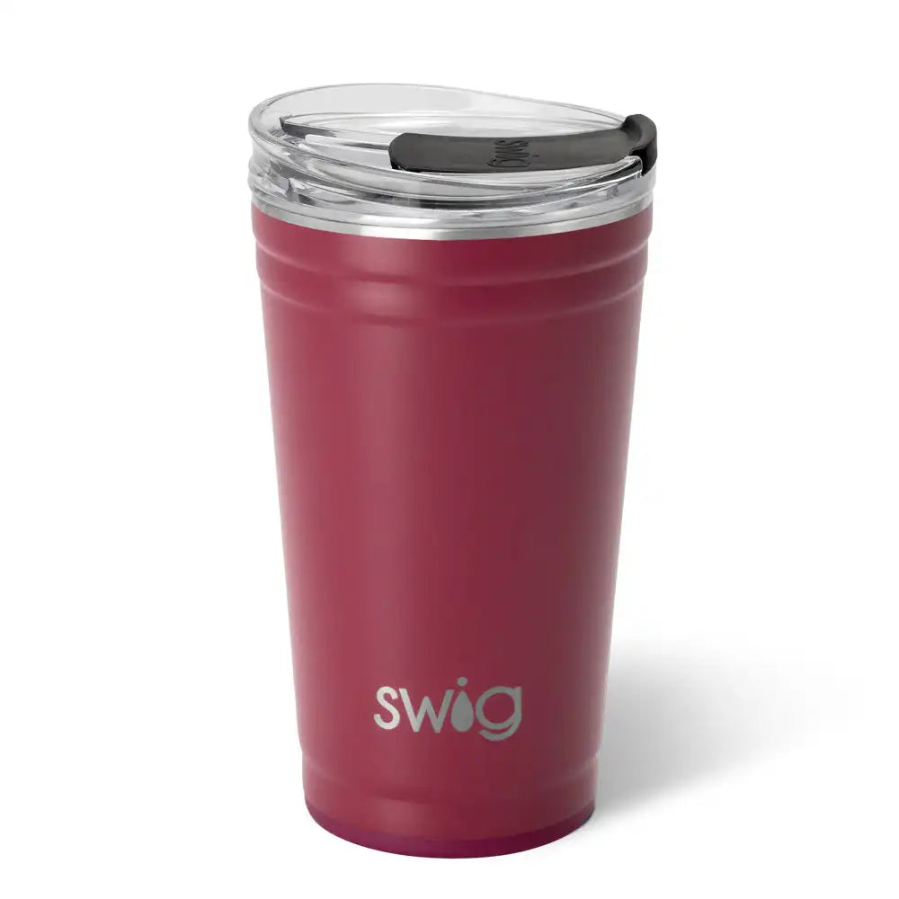 Maroon Party Cup 24oz