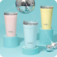 Shimmer Aquamarine Party Cup 24oz