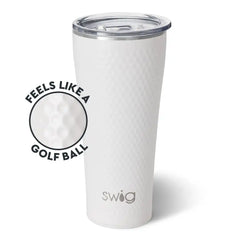 White Golf Ball Tumbler 32oz